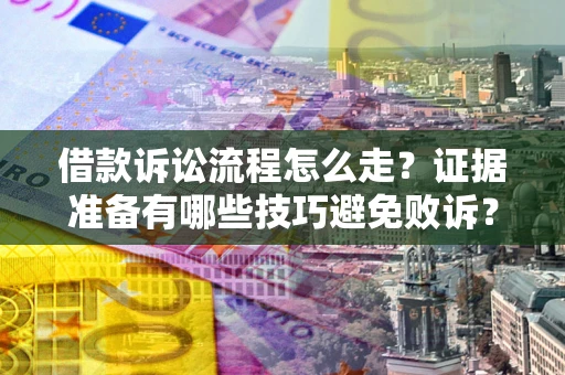 武汉借款诉讼流程怎么走？证据准备有哪些技巧避免败诉？