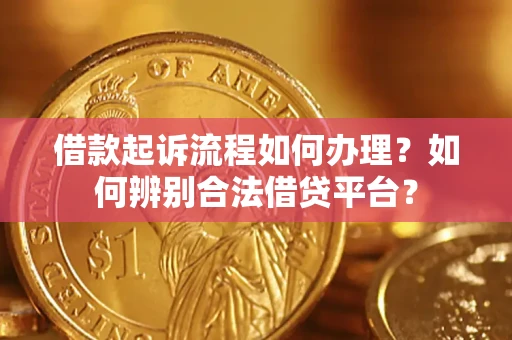 武汉借款起诉流程如何办理？如何辨别合法借贷平台？