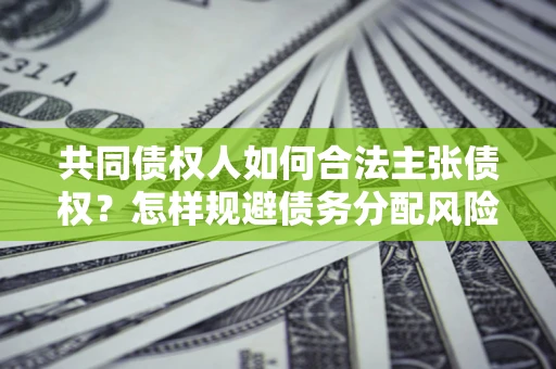 武汉共同债权人如何合法主张债权？怎样规避债务分配风险？