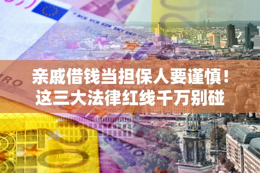 武汉亲戚借钱当担保人要谨慎！这三大法律红线千万别碰