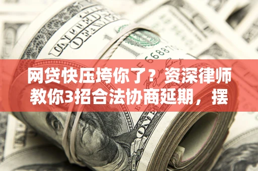 武汉网贷快压垮你了？资深律师教你3招合法协商延期，摆脱暴力催收！