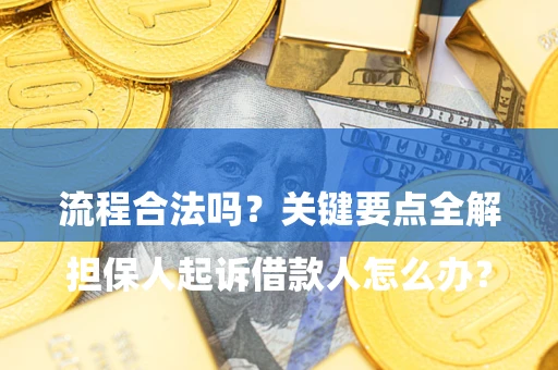 武汉

担保人起诉借款人怎么办？流程合法吗？关键要点全解析