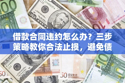 武汉借款合同违约怎么办？三步策略教你合法止损，避免债务危机升级