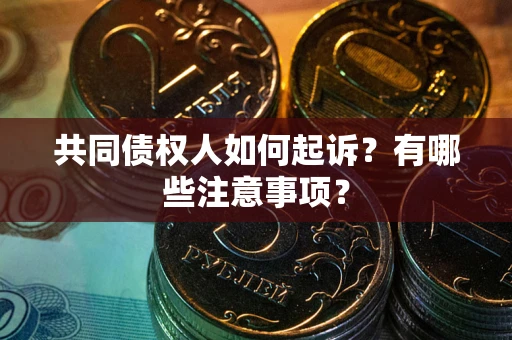 武汉共同债权人如何起诉？有哪些注意事项？