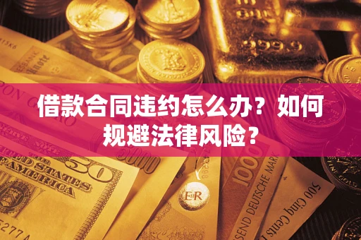 武汉借款合同违约怎么办？如何规避法律风险？