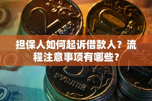 武汉担保人如何起诉借款人？流程注意事项有哪些？