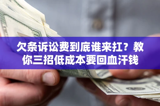 武汉欠条诉讼费到底谁来扛？教你三招低成本要回血汗钱